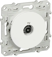Розетка TV Odace Schneider Electric белый S52R445