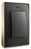 Рамка 1-пост Графит-Золото Simon 82 Detail Select 8201610-242