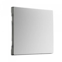 Перекрестный 1-клав выключатель серебряный матовый Werkel W1113001 + W1119065