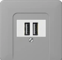 usb розетка | зарядка Jung CD500 260209+CD569TGR