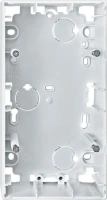 Коробка для накладного монтажа двухместная полярная белая M Elegance Merten MTN510619 Schneider Electric