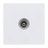 Накладка розетки SAT, Белый бархат Brionilux серия Z (ZGN021WH)