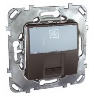 Розетка компьютерная RJ45 кат.5е с полем для надписи Schneider Unica MGU5.421.12ZD