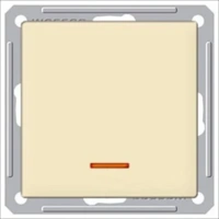 Выключатель без фиксации (кнопка) 1-клав с подсв. Schneider Wessen 59 VS110-151-2-86