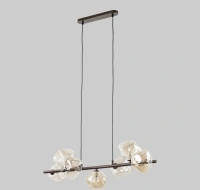 Подвесной светильник со стеклянными плафонами TK Lighting 11033 Lava Brown