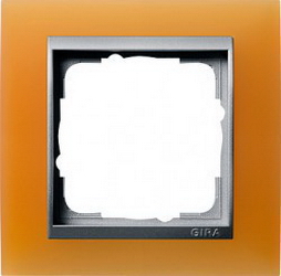 3 м. Оранжевая рамка Gira 021353