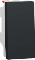 Переключатель одноклавишный схема 6, 10 AX 250 В 1 модуль Unica Modular Schneider Electric NU310354 антрацит