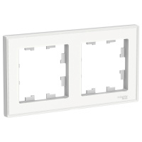 Рамка 2-постовая Systeme Electric AtlasDesign Art с возможностью установки персонального изображения, БЕЛЫЙ ATN200102