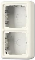 Коробка накладного монтажа на 2 мех. Jung CD500 CD582AW