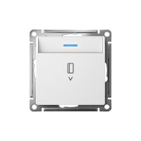 Выключатель карточный Systeme Electric AtlasDesign с подсветкой, 10А, без задержки отключения, механизм, ЛОТОС ATN001314