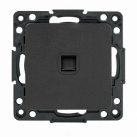 Розетка телефонная rj 11 черная EKF EZT01-034-10
