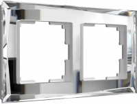 Рамка из стекла на 2 поста Diamant зеркальный Werkel Diamant зеркальный W0021220