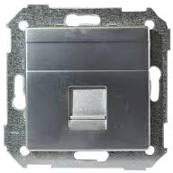 Розетка телефонная RJ11 4 контакта (стандартная) Simon 82 75480-33 | 82062-33