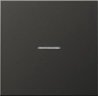 Выключатель одноклавишный с подсветкой Jung LS990 501U+90+AL2990KO5AN