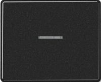 Выключатель одноклавишный с подсветкой Jung SL500 501U+90+SL590KO5SW