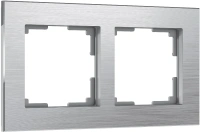 Рамка из металла на 2 поста Аluminium алюминий Werkel Aluminium алюминий W0021706