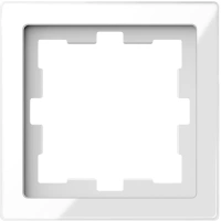 Рамка 1-постовая Merten D-Life Schneider Electric белый кристалл MTN4010-6520