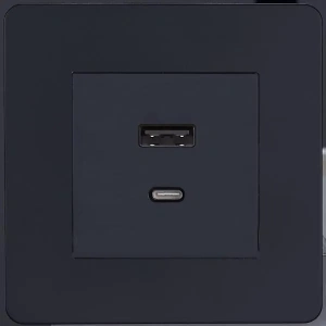 Розетка USB/C внутр. монтажа Merida (черная) Salvador STYLE SBAN11B1A12