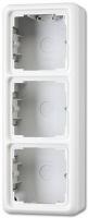Коробка накладного монтажа на 3 мех. Jung CD500 CD583AWW