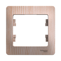 Рамка 1-постовая Systeme Electric Glossa, СОСНА GSL001501