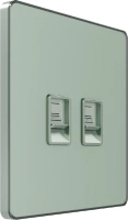 Розетка информационная С/У RJ-45 кат.5e 2-я, Таежное утро Systeme Electric Infinity (FSE000885)
