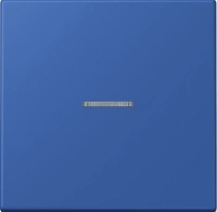 Выключатель одноклавишный с подсветкой Jung bleu outremer 59 501U+90+LC990KO54320K