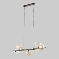 Подвесной светильник со стеклянными плафонами TK Lighting 11033 Lava Brown