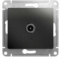 Розетка TV проходная 4DB Systeme Electric Glossa, антрацит GSL000792