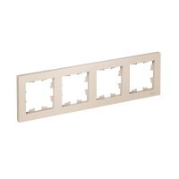 Рамка 4-постовая универсальная Systeme Electric AtlasDesign, БЕЖЕВЫЙ ATN000204
