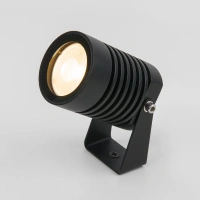 Ландшафтный поворотный светильник Landscape LED 3000K черный IP54 Elektrostandard 043 FL LED черный