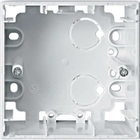 Коробка для накладного монтажа одноместная полярная белая M Elegance Merten MTN510519 Schneider Electric