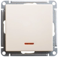 Переключатель 1-клавишный с подсветкой Systeme Electric (Schneider Electric) W59, слоновая кость VS610-157-2-86
