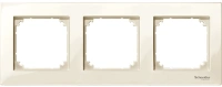 Рамка 3-постовая M-Plan Merten Systeme M Schneider Electric бежевый MTN515344