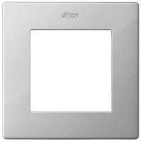 Рамка 1 местная алюминевая 2400610-033 Simon 24 Radiant