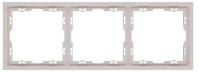 Рамка 3-постовая, кашемир бархат Brionilux серия Z (ZGR3CM)