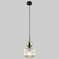 Подвесной светильник со стеклянным плафоном TK Lighting 11144 Sophia Green Cognac