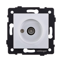 Розетка TV (папа), белый Kollinger REA-007WH для Aspekt, Eleganz, Reflex