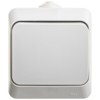 Переключатель 1-клавишный Systeme Electric Etude, серый BA10-046C