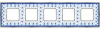 Рамка 5-пост фарфор Fede New Belle Epoque porcelain FD01475AZCB