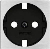 Розетка с шторками 2к | 3 16А 250 Fede FD16523 | FD04314NS-M | FD16-BAST
