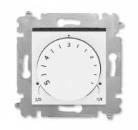 Механизм терморегулятора механического ABB Levit белый - дымчатый чёрный 2CHH920003A6062