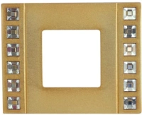Рамка 1-пост Sand Fede Crystal De Luxe FD01261OR