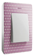 Рамка 1-пост Горошек-Пастельно-розовый Simon 82 Detail Original 8200610-213