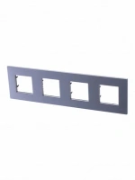 4 постовая рамка белая ABB Zenit 2CLA227400N1101