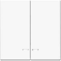 Двухклавишный выключатель с подсветкой Systeme Electric ArtGallery, сх.5а, 10АХ, лотос GAL001353