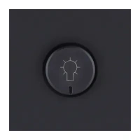 Накладка светорегулятора для LED, Черный бархат Brionilux серия G Plast (GPN023BK)