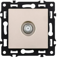 Розетка TV, Кашемир бархат Brionilux серия G Plast (GP020CM)