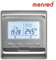 Терморегулятор Menred RTC Е51 серебро (CN1511)