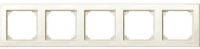 Пятиместная рамка слоновая кость M Smart Merten MTN478544 Schneider Electric