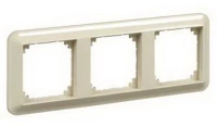 Трехместная рамка слоновая кость M Trend Merten MTN4030-1244 Schneider Electric